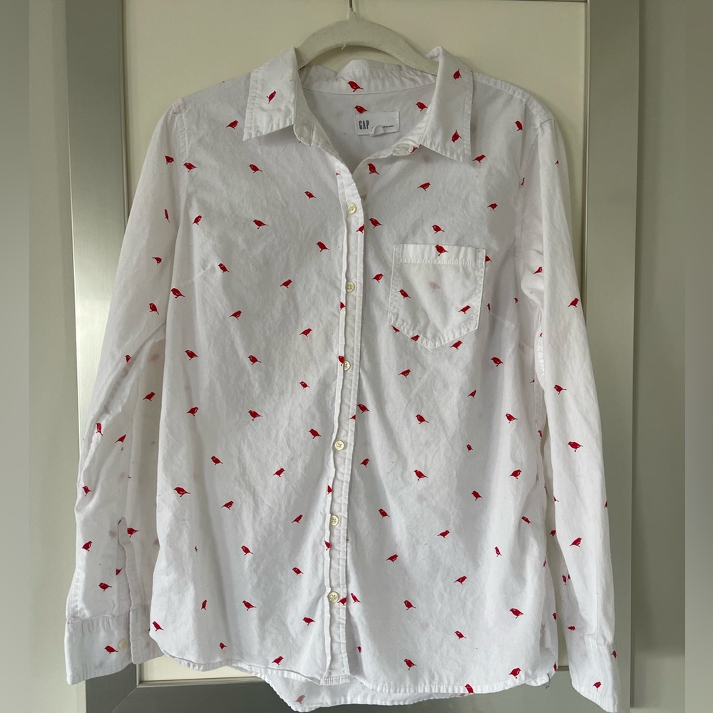 GAP fitted boyfriend shirt ♥️